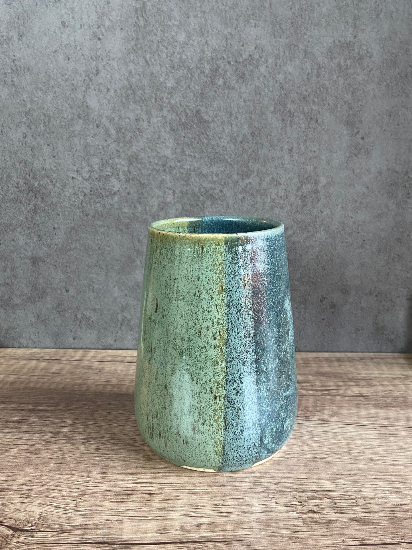 Green Blue Vase