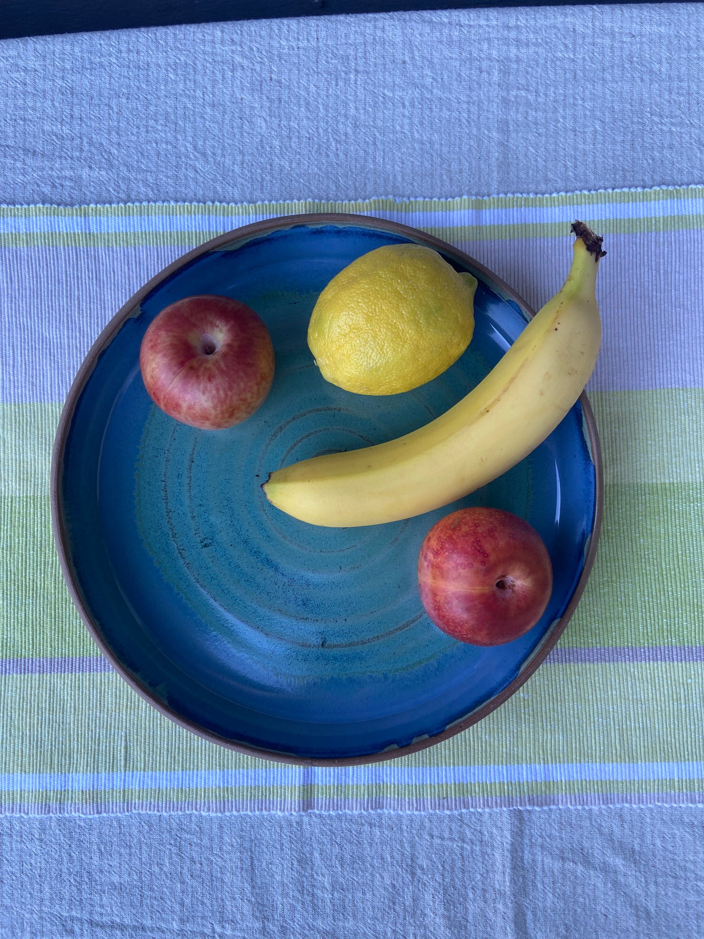 Spearmint and Blue Serving Platter