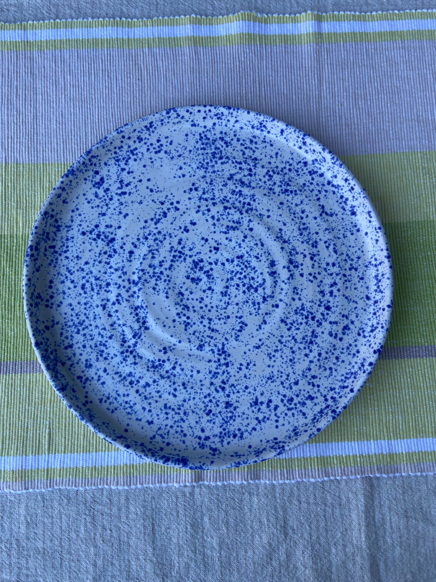 Blue Speckle Plate