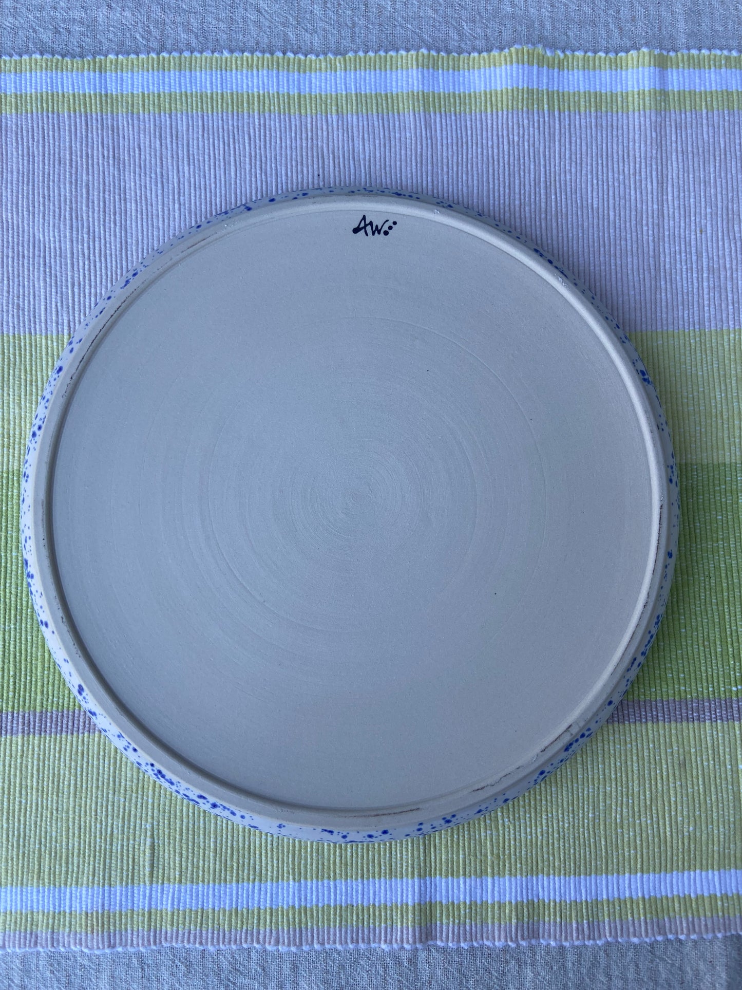 Blue Speckle Plate