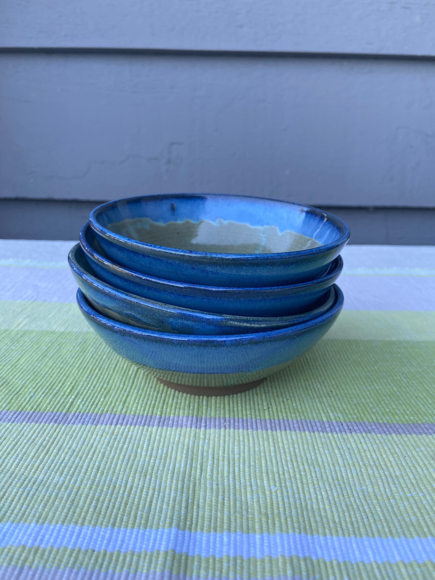 Green and Blue Dessert Bowl