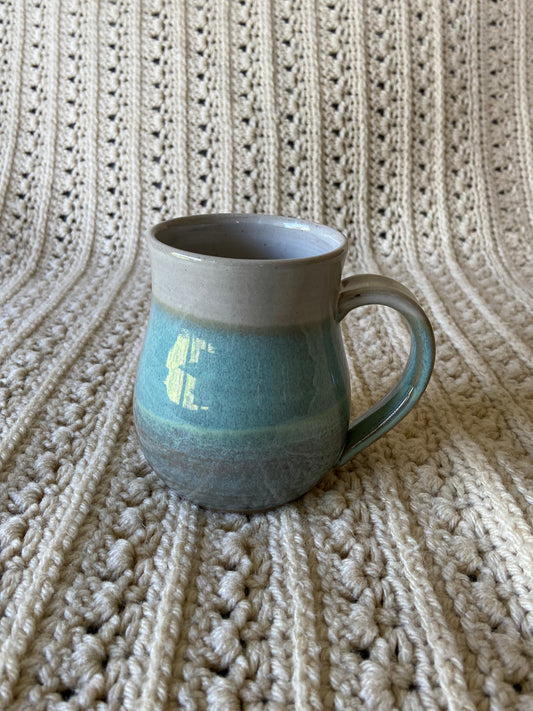 Seafoam and Cream Mug