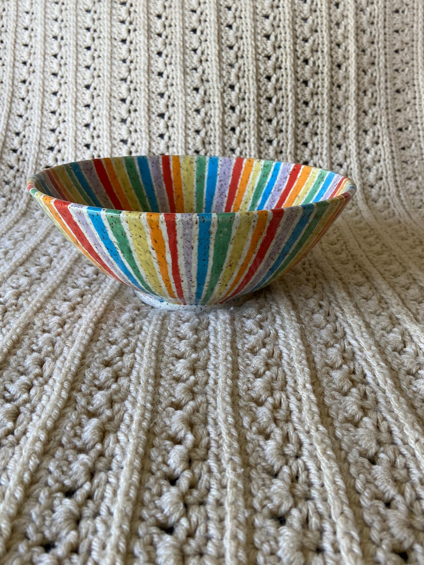 Rainbow Serving Bowl