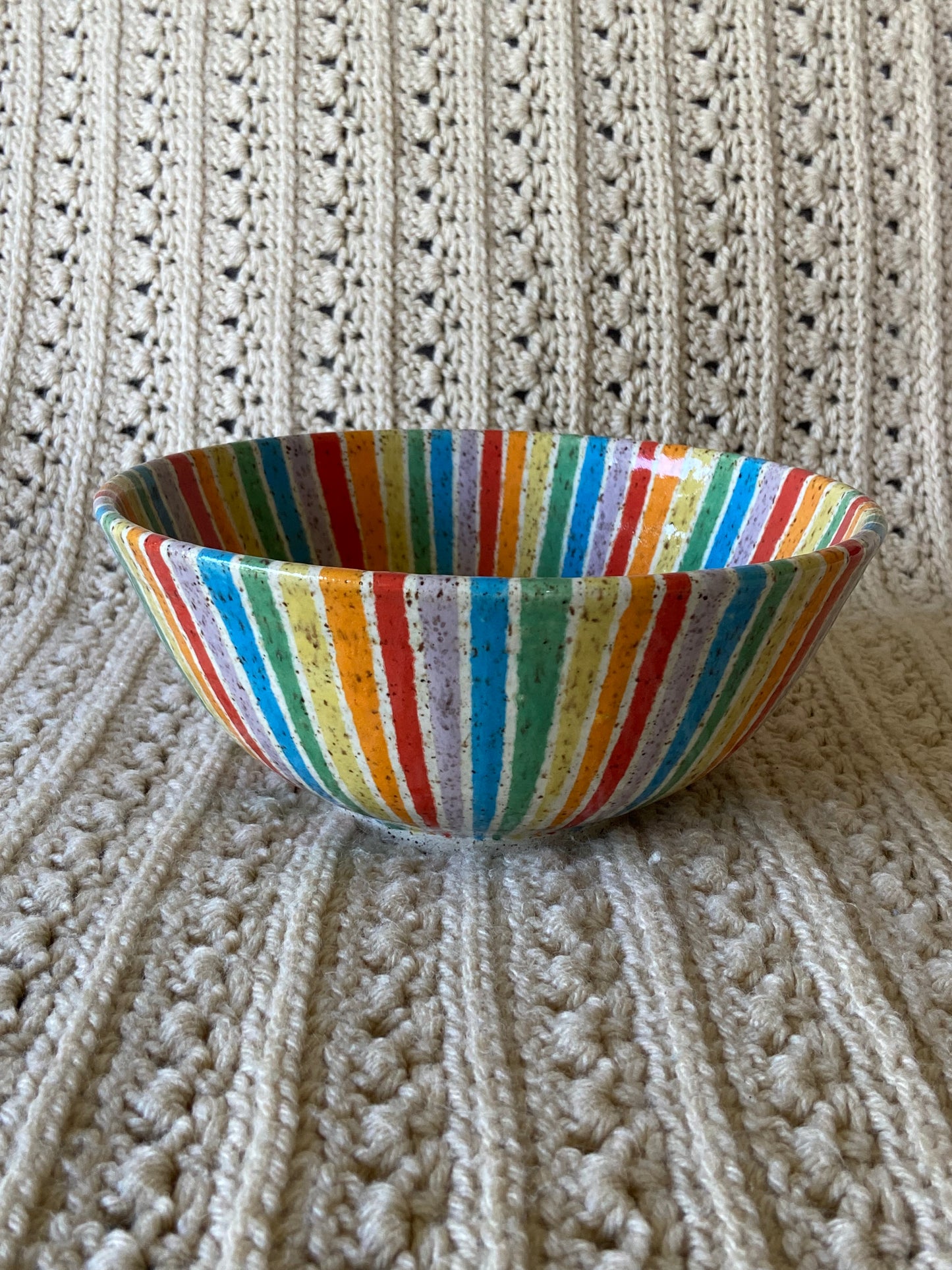 Rainbow Serving Bowl 2