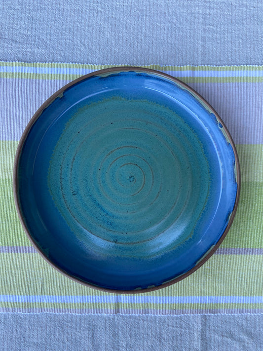 Spearmint and Blue Serving Platter