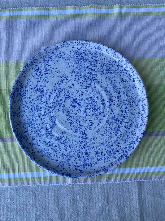 Blue Speckle Plate